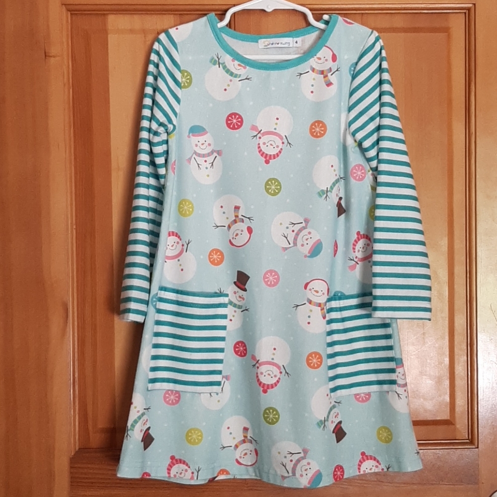 Cute snowman dress